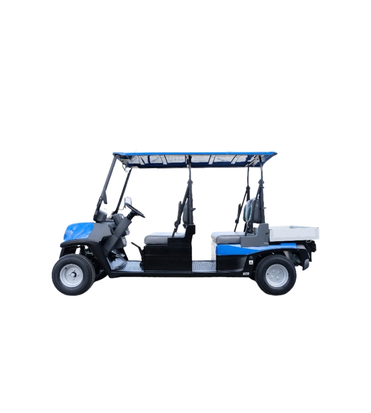 Melex N.20 Passenger 4 H blu, vista laterale