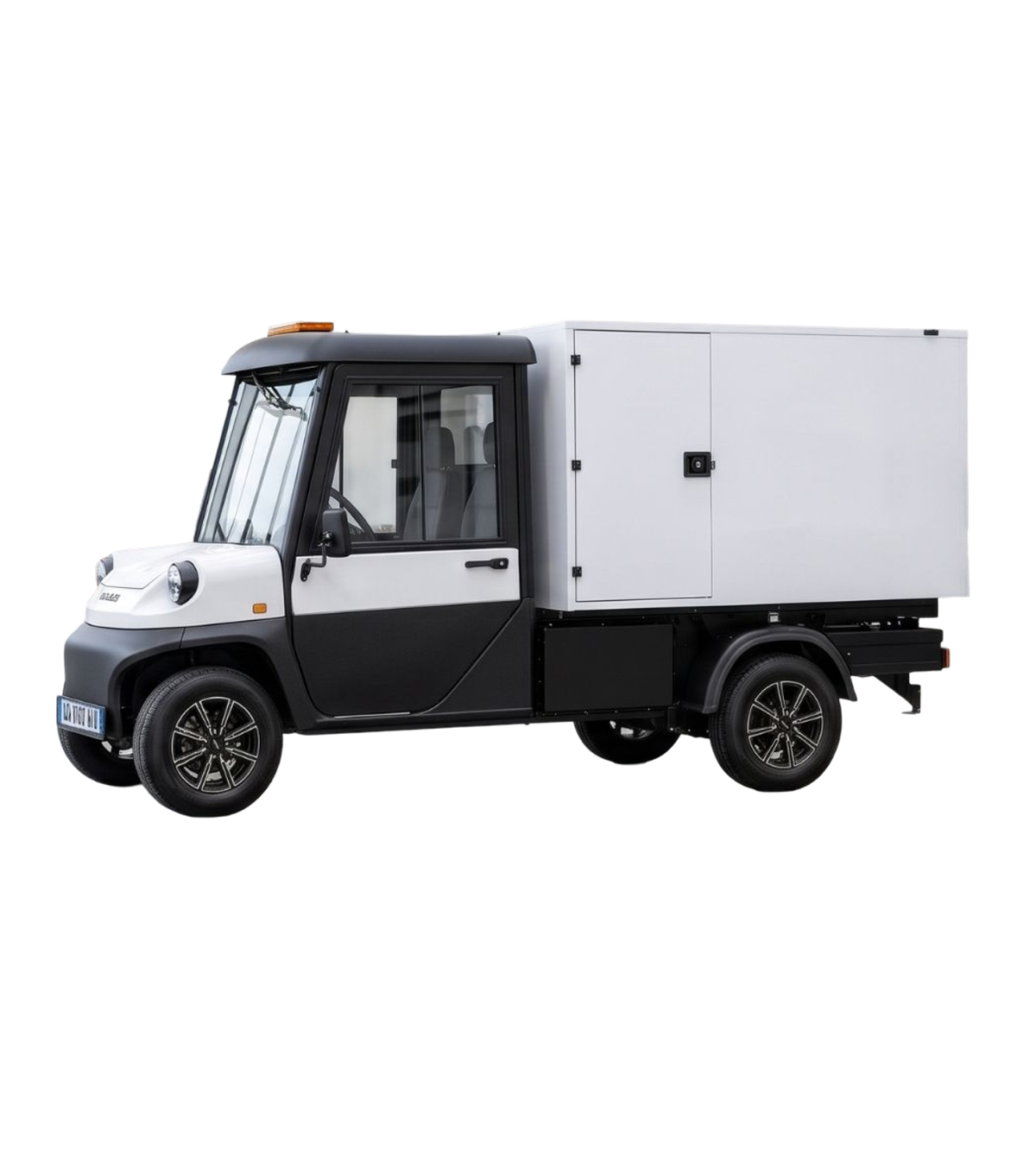 Melex N.30 Cargo Long Van Box con porte posteriori e laterali 