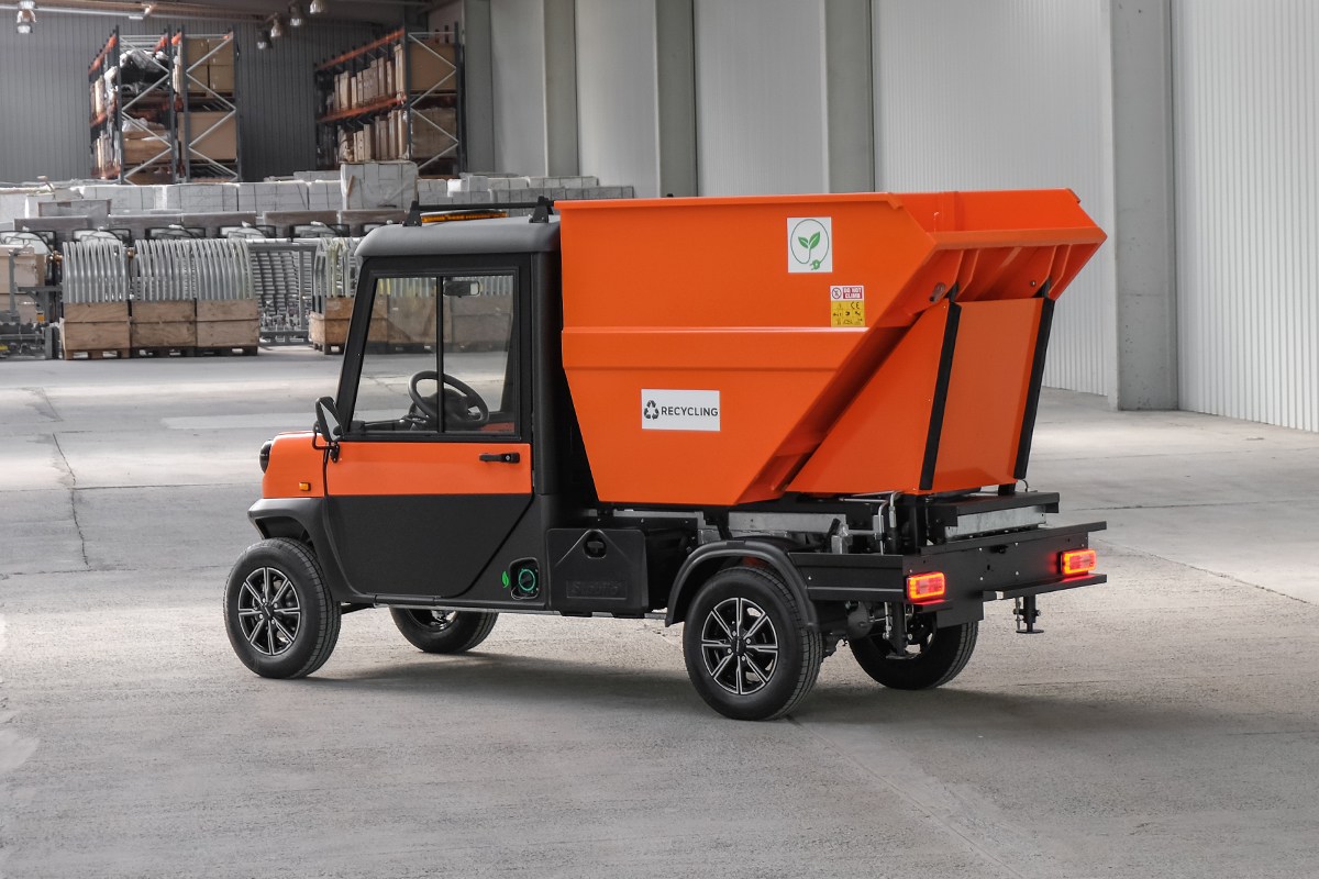 Melex N.30 con vasca raccolta rifiuti 