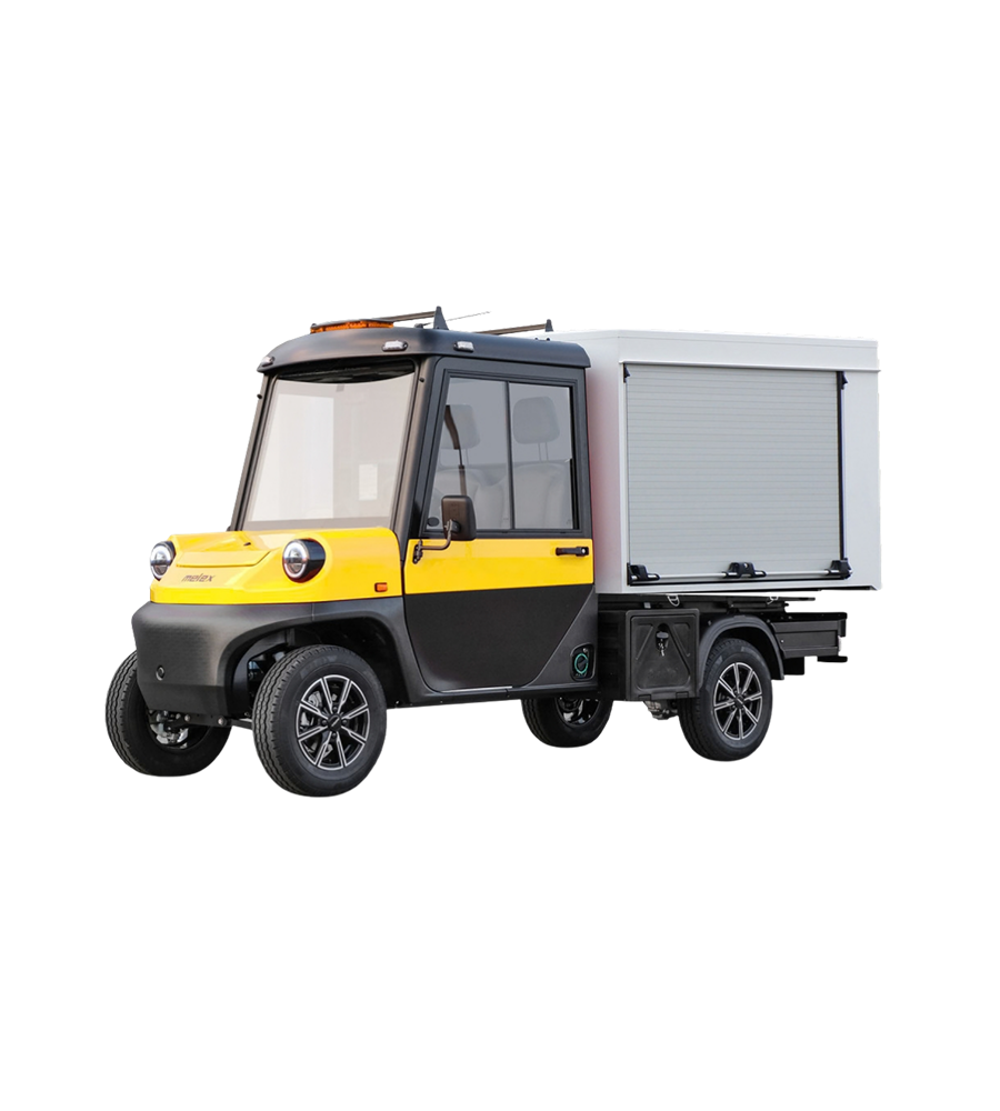 Veicoli elettrici Melex N.30 Cargo Long Van Box con serrande laterali
